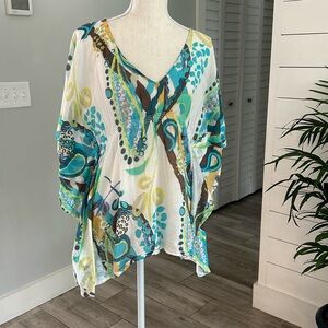 Fresh Produce Light weight cotton top dolman sleeve size XS/S